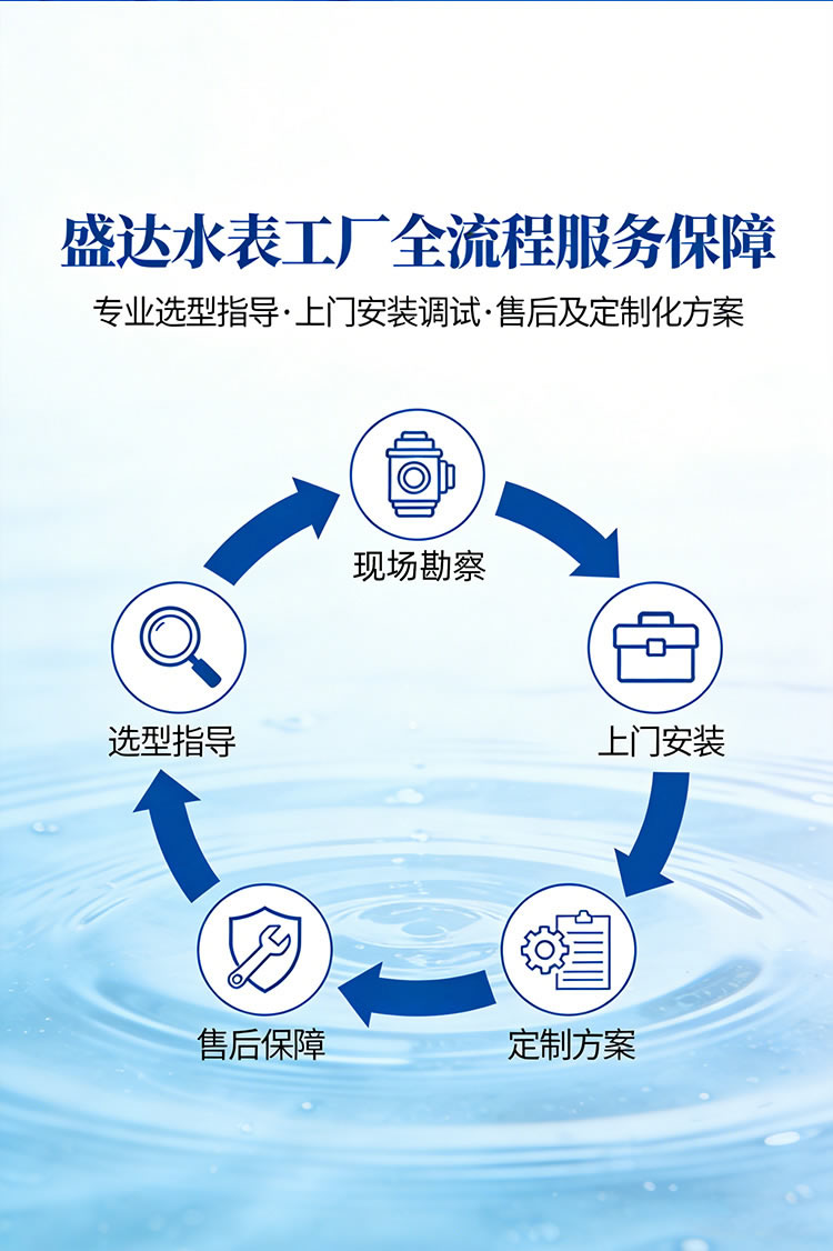 尼龍干式外調(diào)式水表