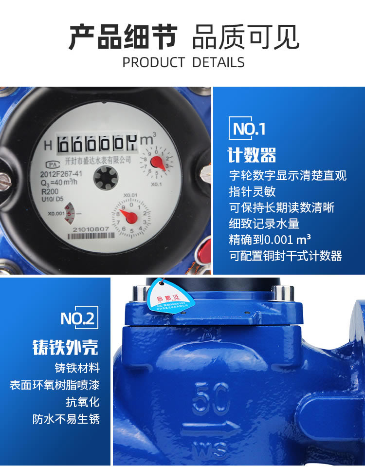 NB遠傳WS垂直螺翼式冷水表